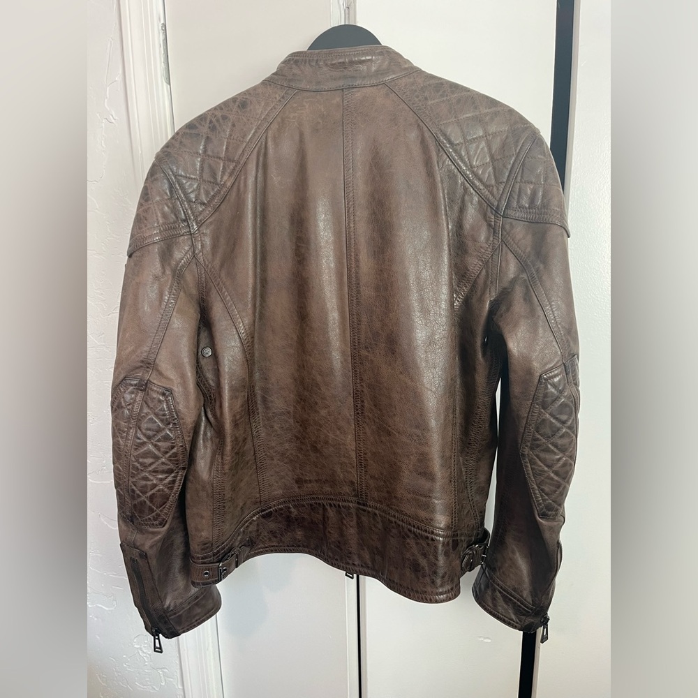 Belstaff Moto Leather Jacket Size 56 View 6